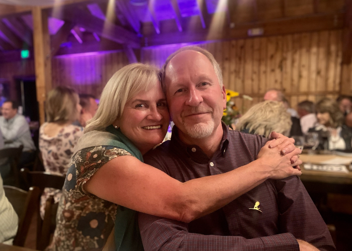 Dr. Trumper and his wife at a gala